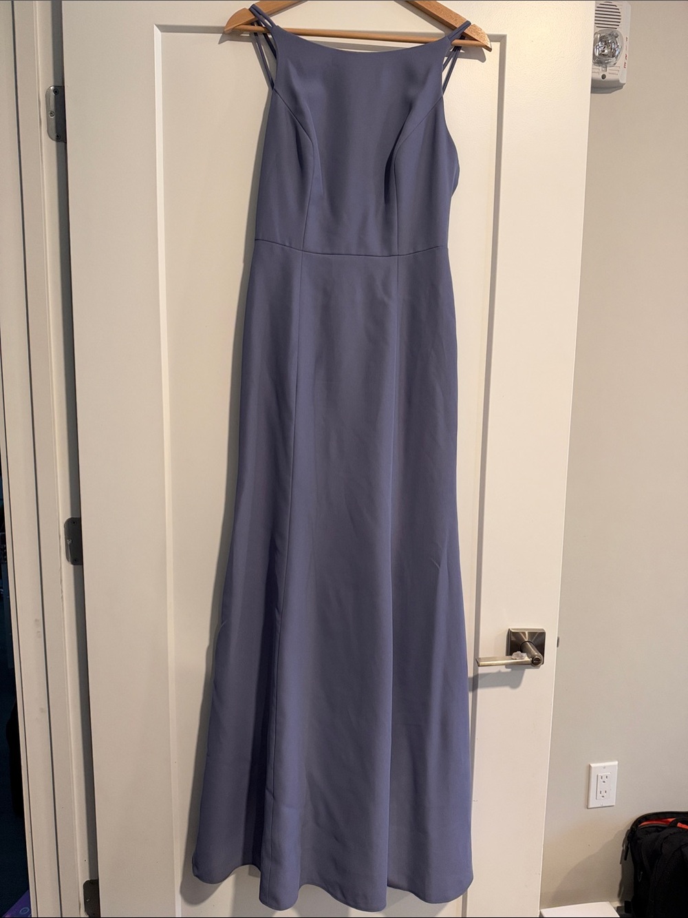 After Six French Blue Sleeveless Maxi Dress